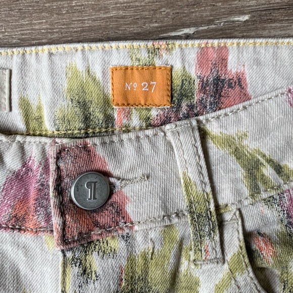 ANTHRO PILCRO Ikat Floral STET Skinny Jeans 27 - Picture 5 of 12